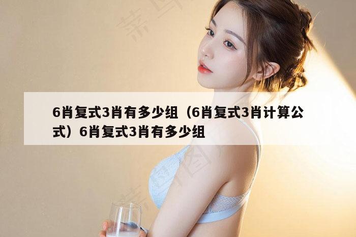 6肖复式3肖有多少组(6肖复式3肖计算公式)6肖复式3肖有多少组